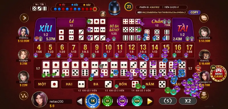 cách chơi Sicbo Hit Club